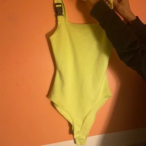 Green bodysuit Charlotte Russe